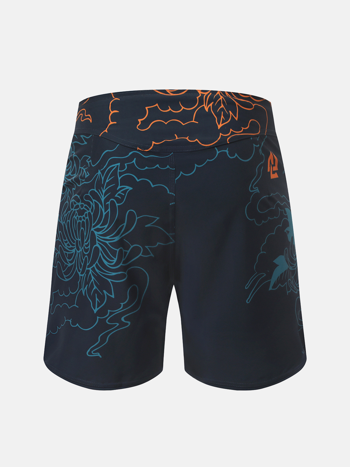 Peresvit Koi MMA Shorts Blue Orange Red, Photo № 2